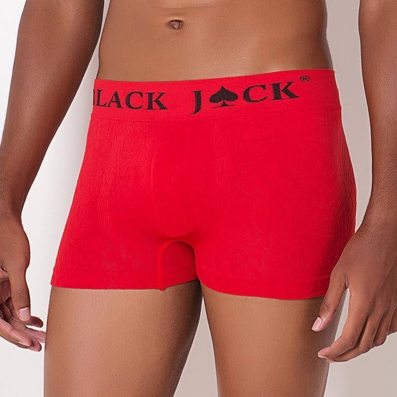 Kit 5 Cueca Black Jack Box Boxer Poliamida Importada Masculina Conforto Premium