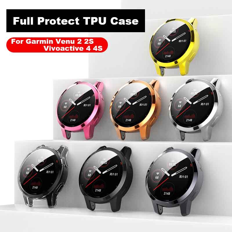 Capa Protetora Para Garmin Venu 2/2S/Vivoactive 4/4S De Relógio TPU Completa Acessórios De Smartwatch Inteligente