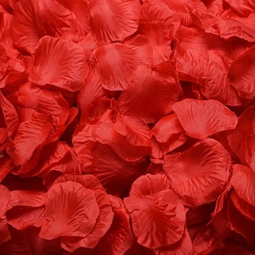 Kit 3000 Petalas Artificiais Vermelhas para Decoração Festa Casamento Noivado Dia dos Namorados