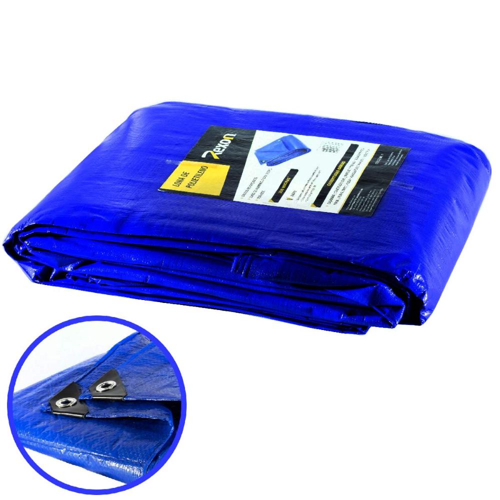 Lona Carreteiro 100 Micras Leve 4 x 8 Metros Azul APM7020013 REXON