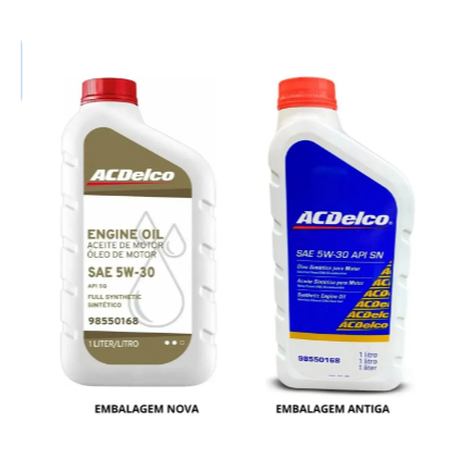 Kit Revisão 4 Óleos 5w30 100% Sintético Acdelco 98550168