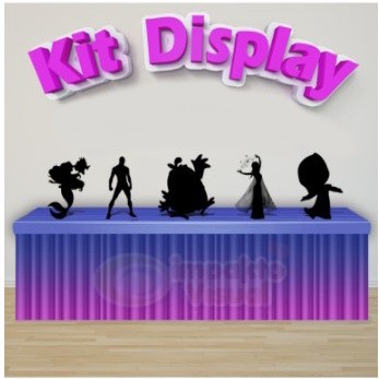 Kit 5 Displays De Mesa Festa Decoração Infantil Aleatorio 42