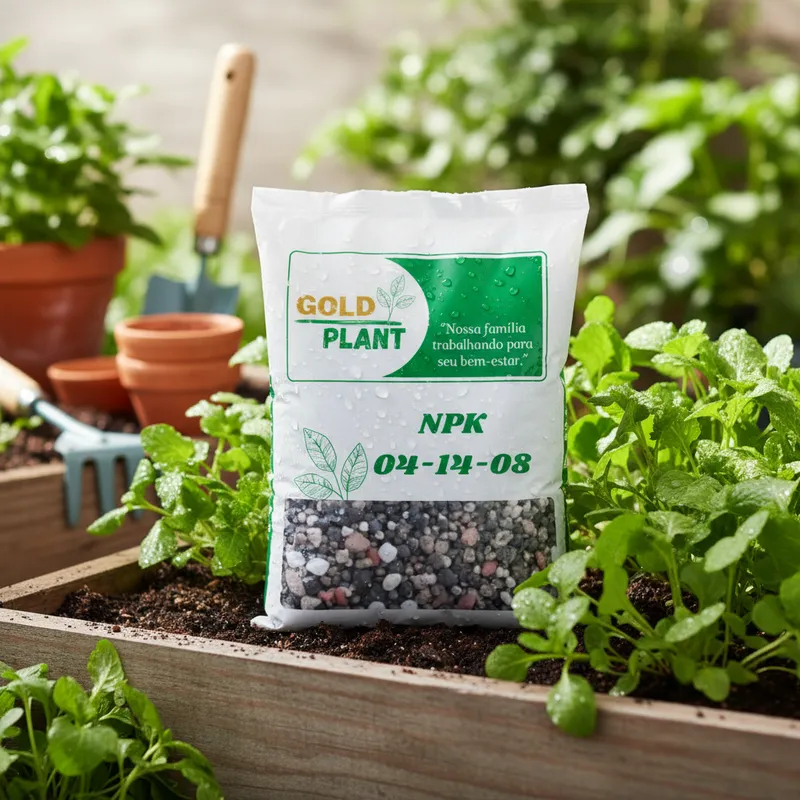 Adubo NPK 041408 fertilizante saco 2, 5 ou 10 kilo Gold Plant