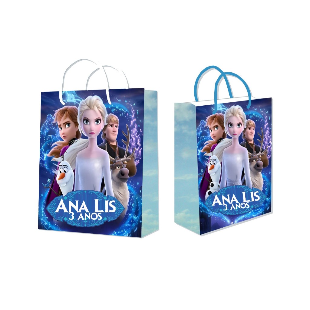 Sacolinhas Personalizadas - FROZEN - Lembrancinhas - Festa