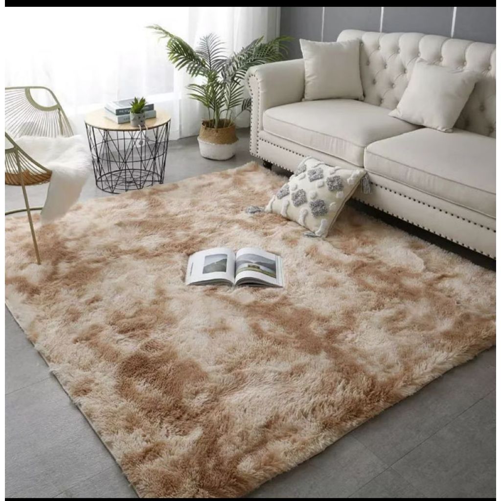 Tapetinho Sala Quarto Peludo Felpudo Grosso 40x60 cm Macio Porta Capacho Peludo