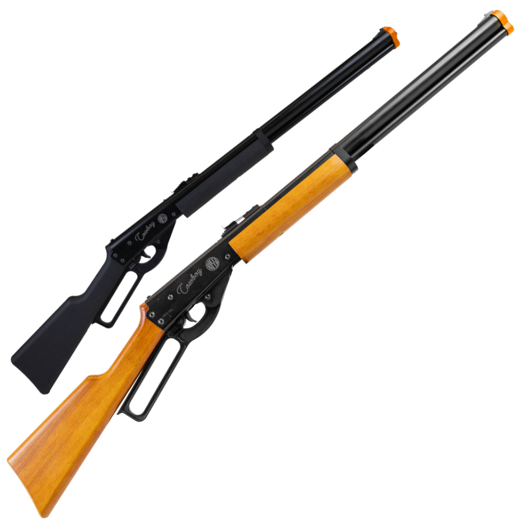 Carabina de Pressão Cowboy Madeira ou Polímero 4,5mm Mola Spring Rossi