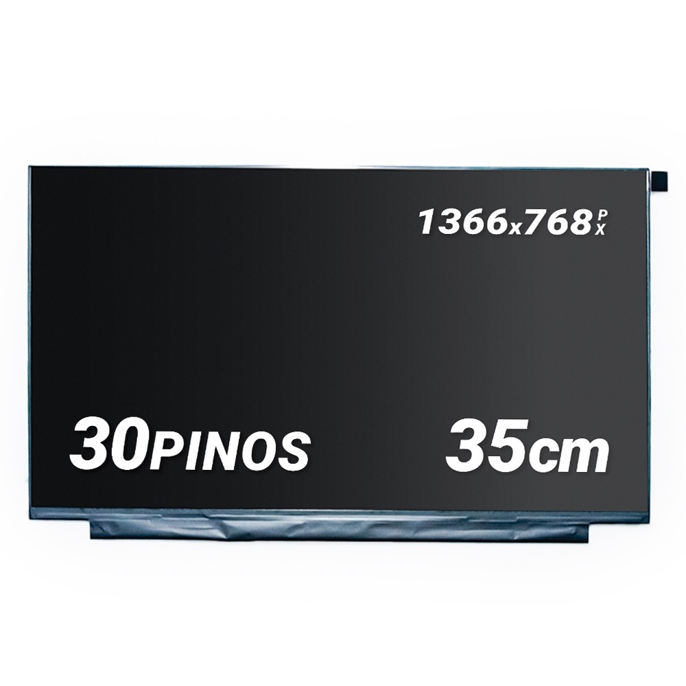 Tela 15.6 LED Slim Para Notebook Lenovo Ideapad 3I 82BU0008BR 1366 x 768 (HD)