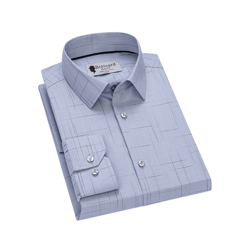 Camisa Social Masculina Feito de materiais de alta qualidade: 38% fibra de bambu, 62% poliamida