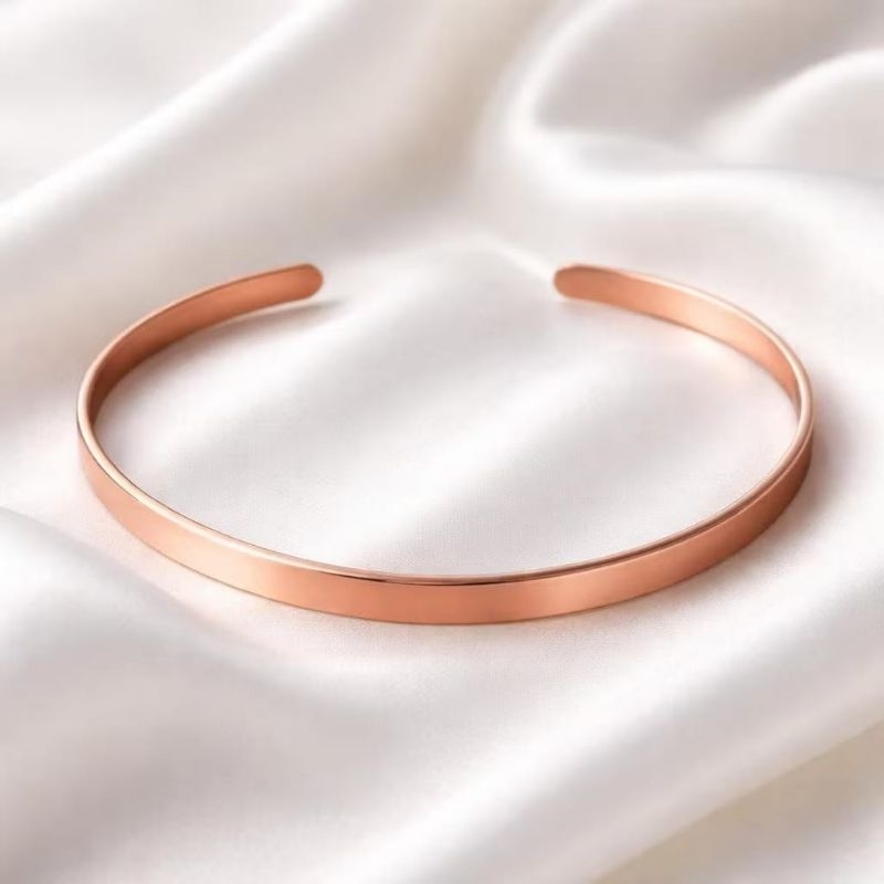 Colar tipo Choker em Cobre Puro 100% Natural sem Verniz