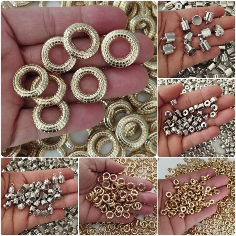Peças em ABS para montagem de colares,pulseiras e outros