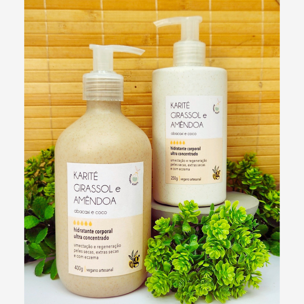 Hidratante Corporal Ultra Concentrado de Karité, Amêndoa Doce e Girassol