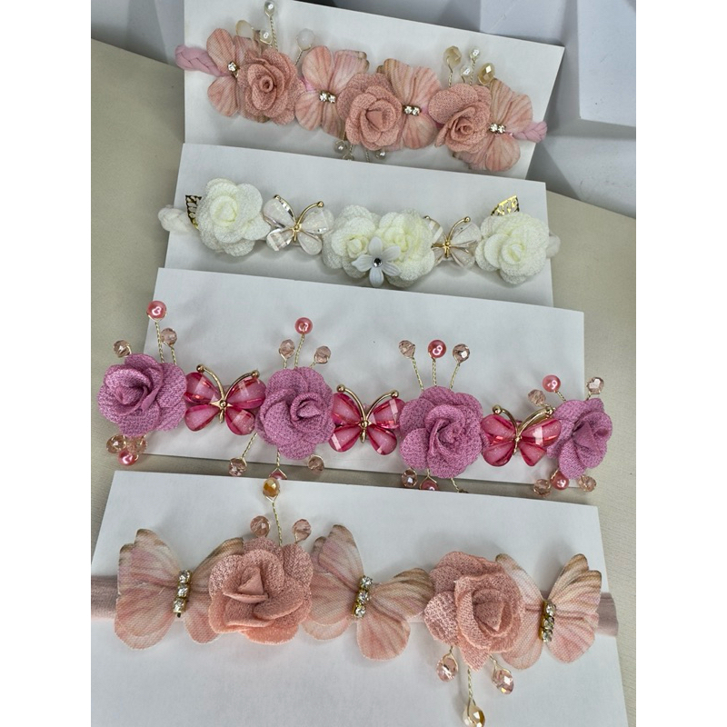 Tiara para aniversário, batizado, daminha, florista.