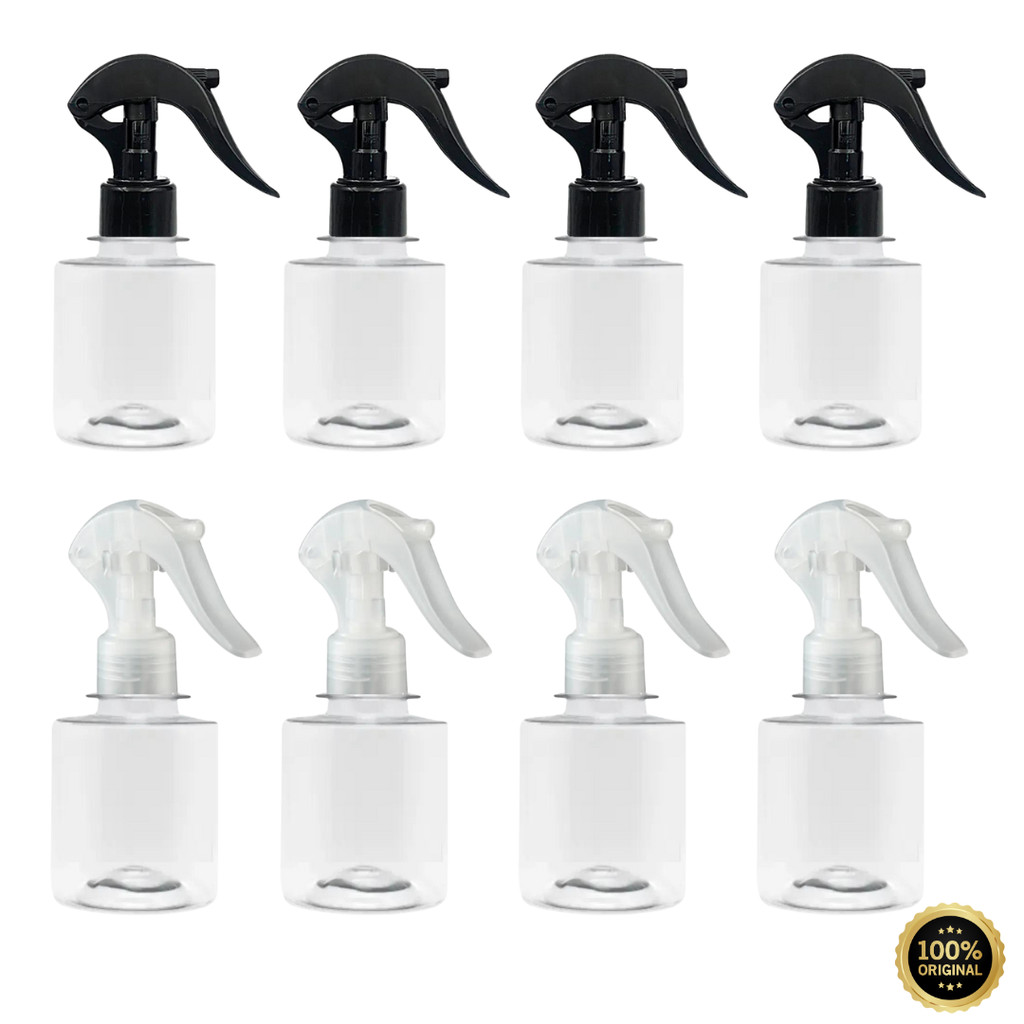 Frasco Pet Transparente 150ml Rosca 28 Com Válvula Mini Trigger 10 Unid