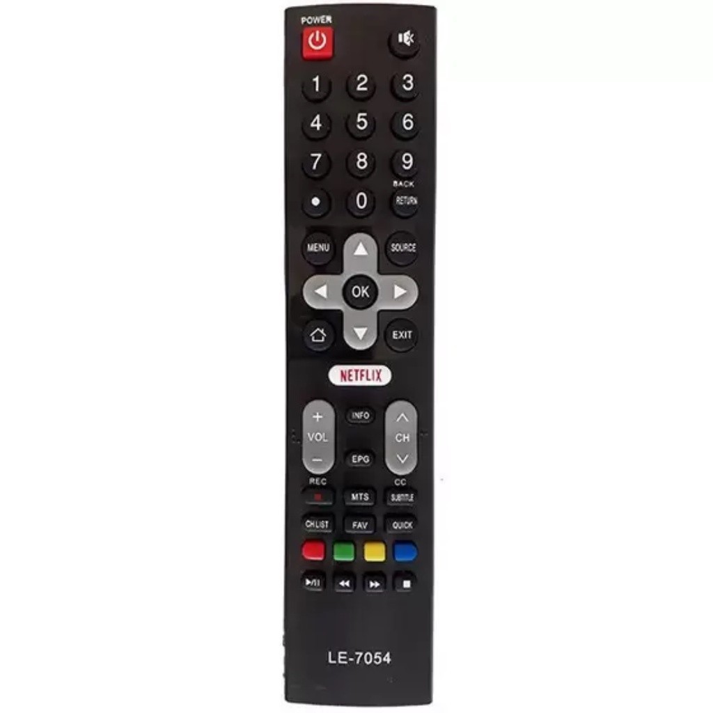 Controle Remoto Compatível TV Philco LED Smart Netflix LE-7054 – Funções Especiais e Fácil Uso