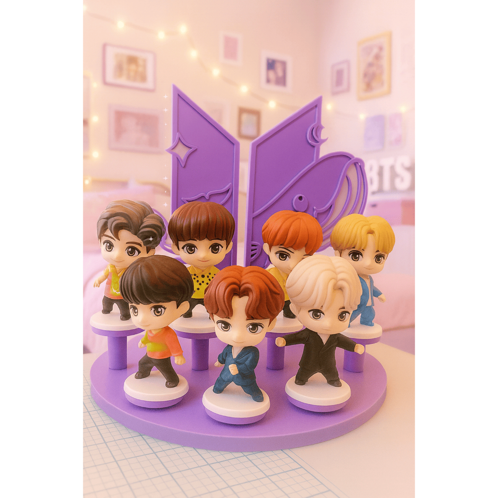 Suporte Exclusivo BTS TinyTAN Love Yourself – Para Coleção McD (sem bonecos)