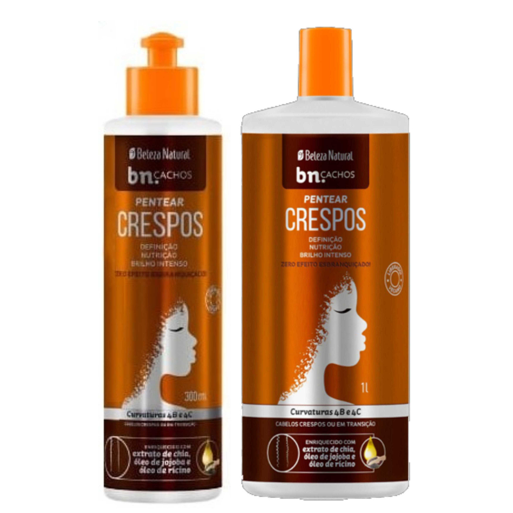 Creme de Pentear Crespos  - BELEZA NATURAL (ESCOLHA O SEU)