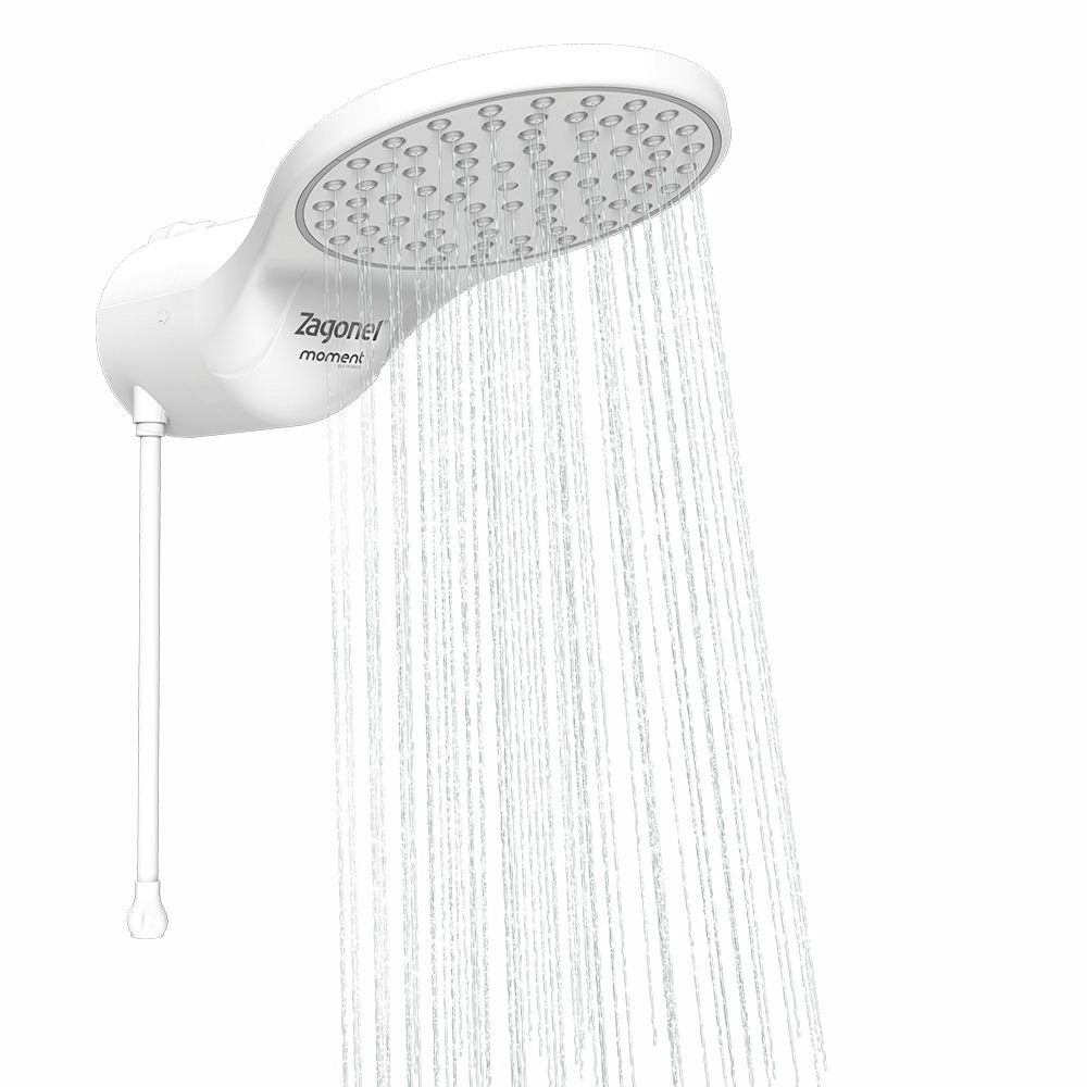 Chuveiro Ducha Eletrônica  Zagonel Moment Branco