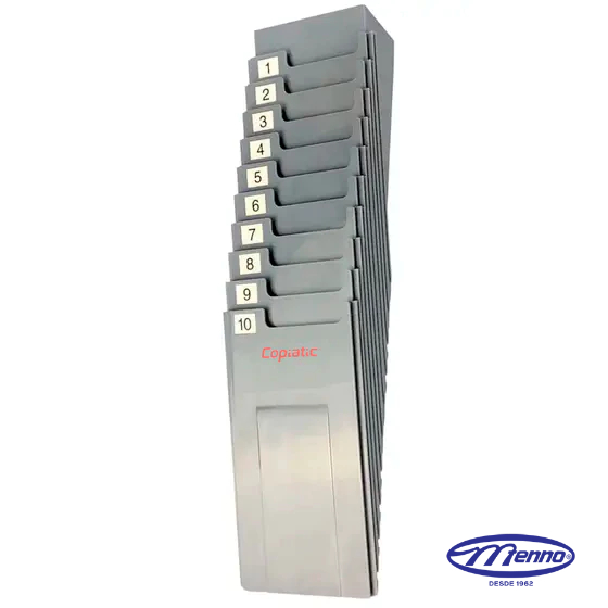 Porta cartão ponto - chapeira - suporte de parede - até 10 Lugares