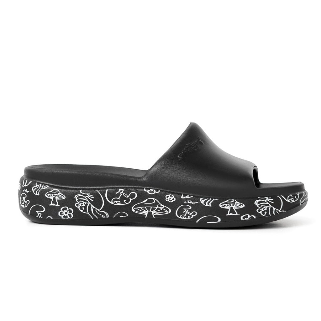 Tamanco Marshmallow Smurfs Preto