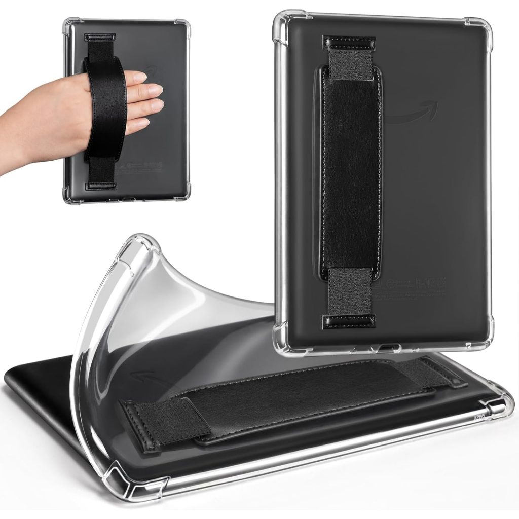 Capa + Pelicula para Kindle Paperwhite 12 Geração 7 Polegadas Case com Suporte para Mãos e Pelicula fosca