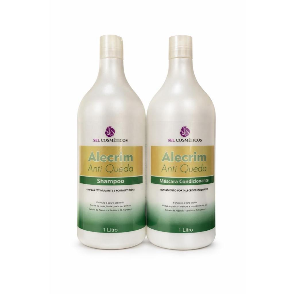 Kit Anti Queda Alecrim Shampoo e Mascara Condicionante 1L Sel Cosmeticos