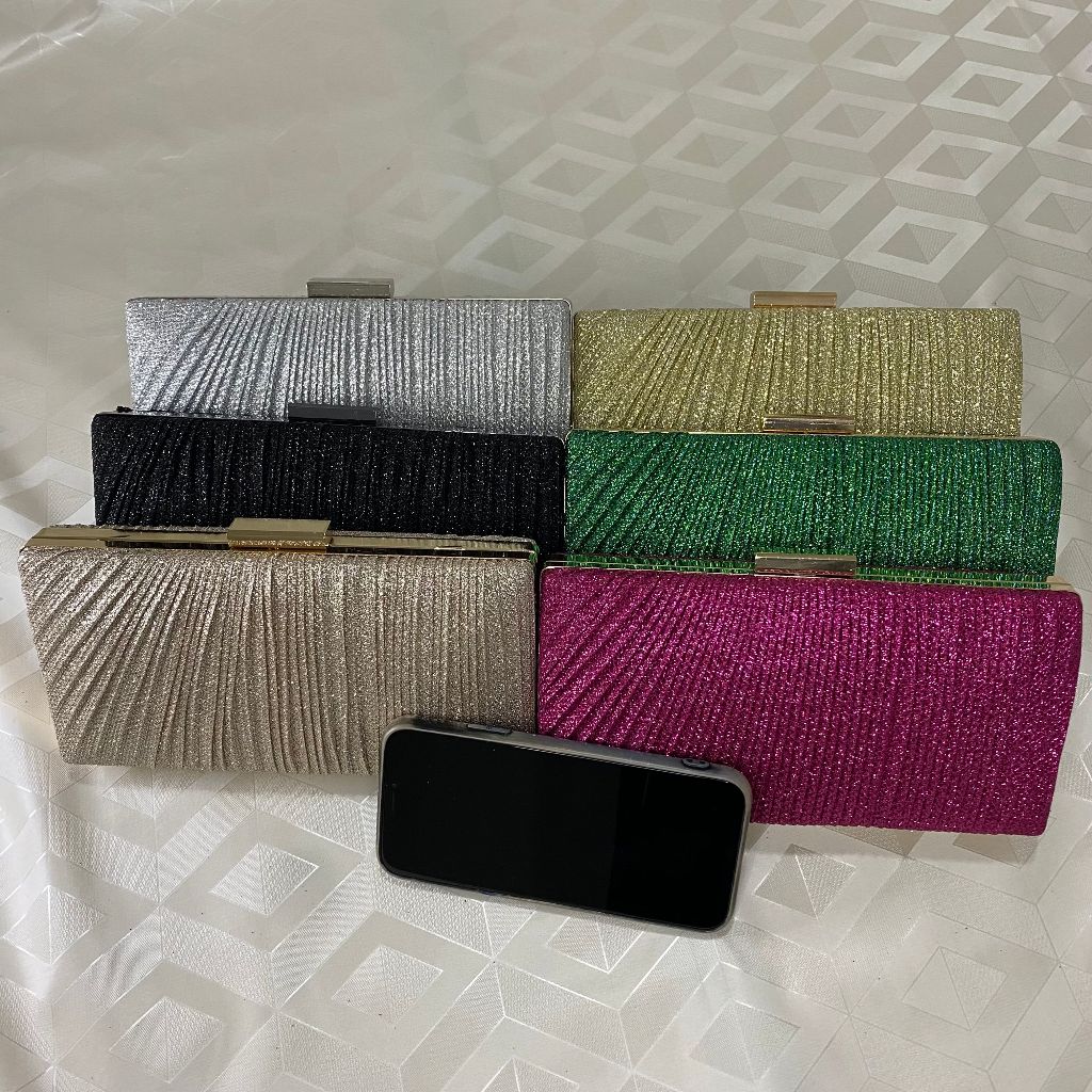 Bolsa Tiracolo / Carteira Feminina Com Glitter Para Festa / Banquete / Casamento