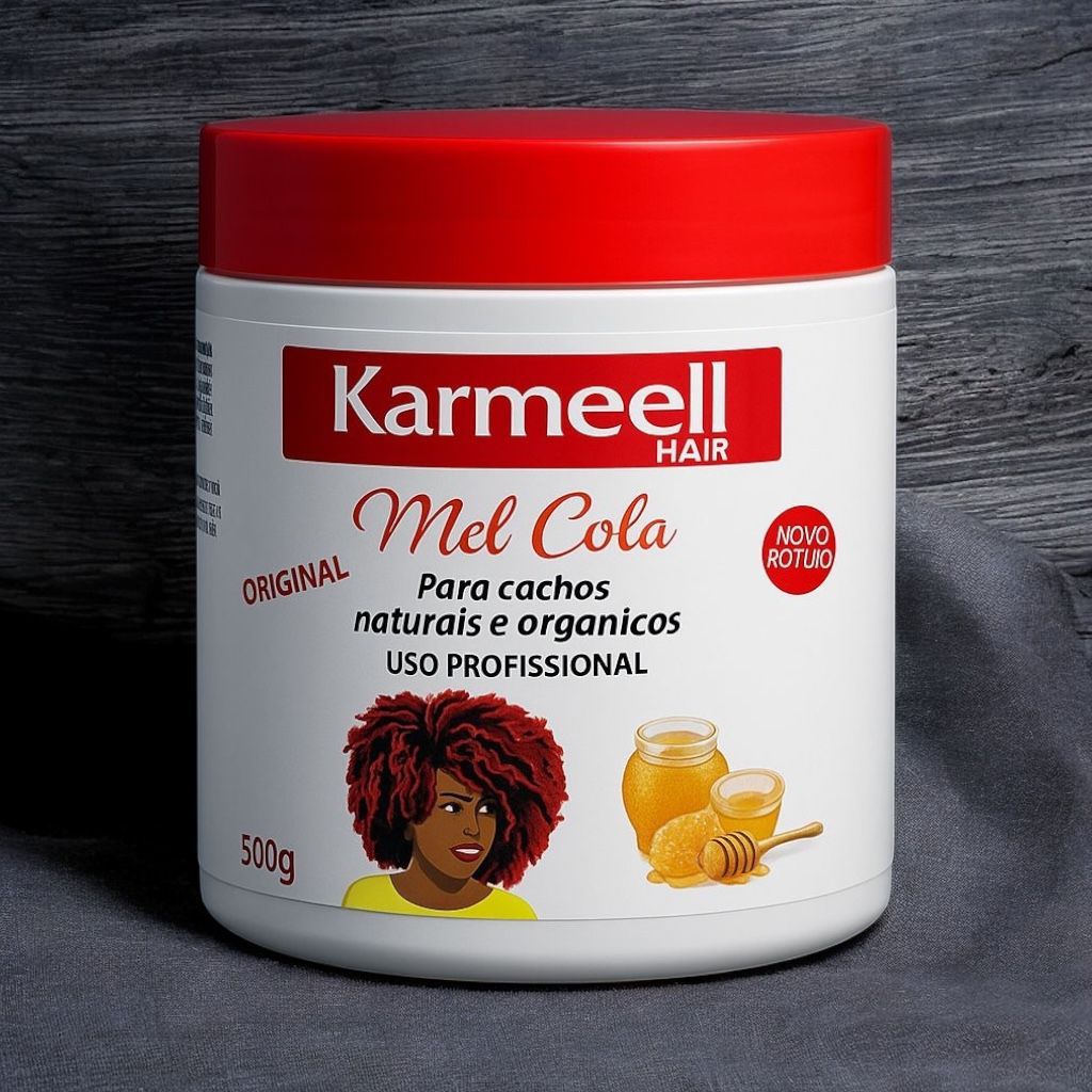 Karmeell hair(Mel Cola) para cabelos cacheados e crespos 500g