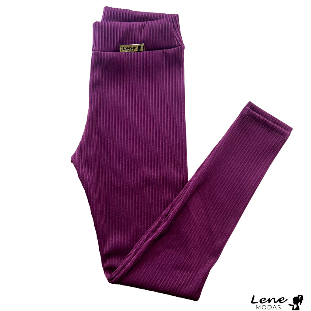 Calça Legging Juvenil Canelada 3D para o inverno Frio super confotavel varias cores