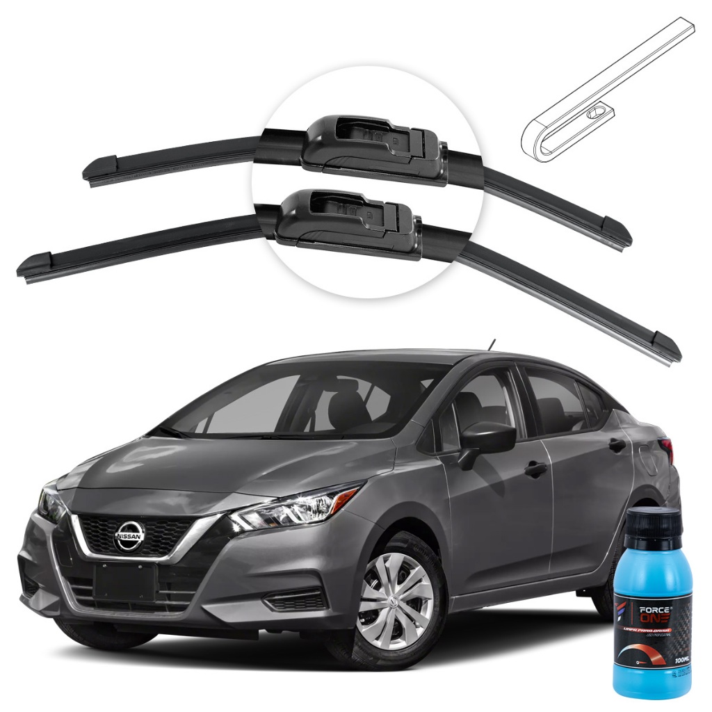 Palheta Limpador de Parabrisa Nissan Versa ano 21 a 2024