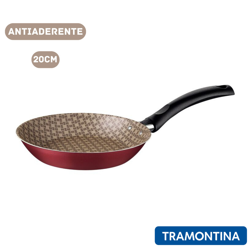 Frigideira Antiaderente 20 Cm Turim Tramontina Starflon Max Textura Paris