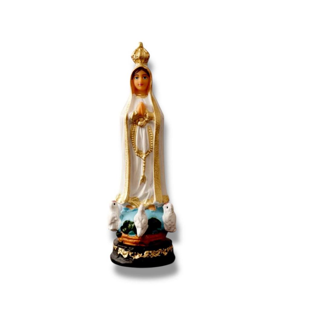 Imagem Nossa Senhora De Fatima 7cm Resina