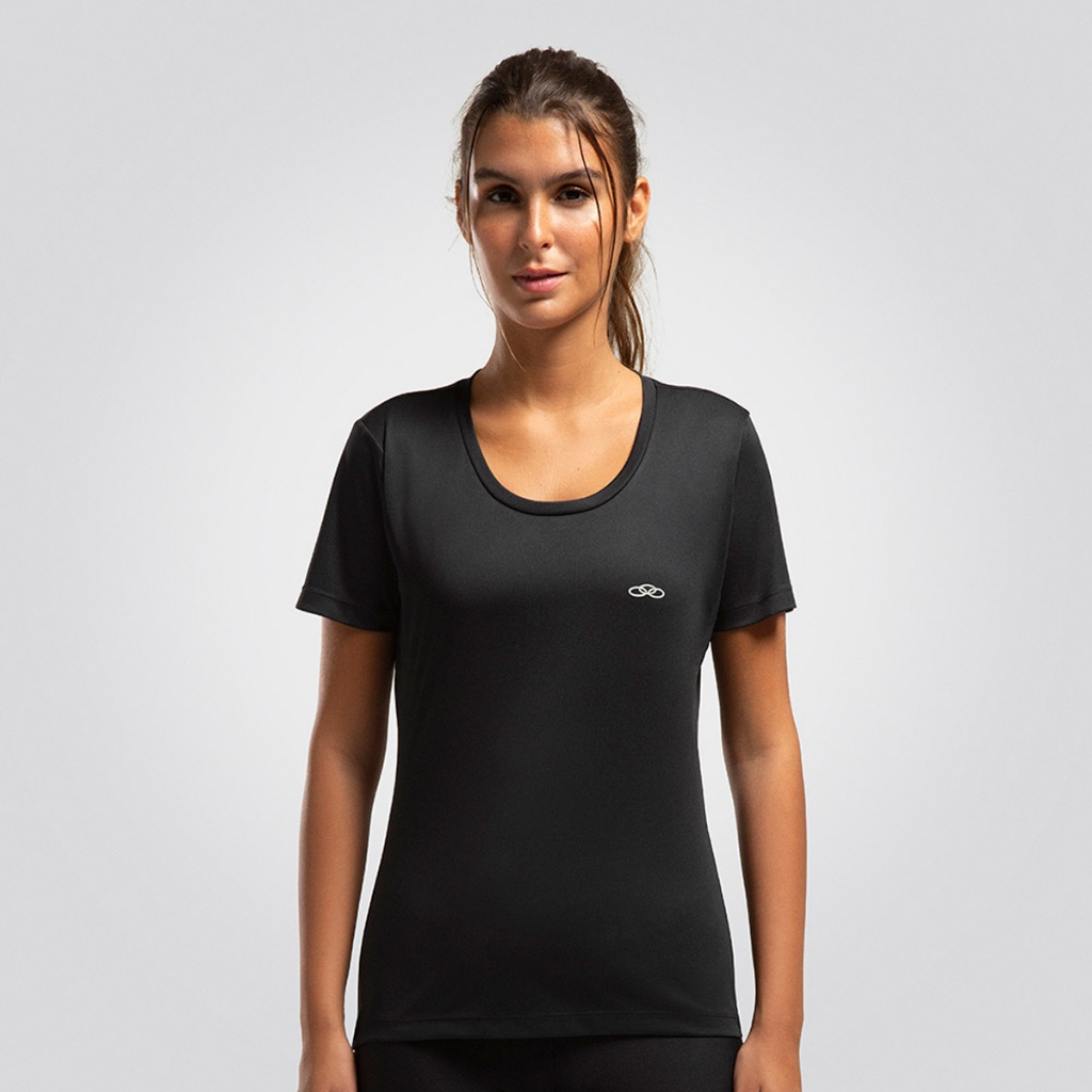 Camiseta de Academia Feminina T-Shirt Essential Manga Curta - Olympikus