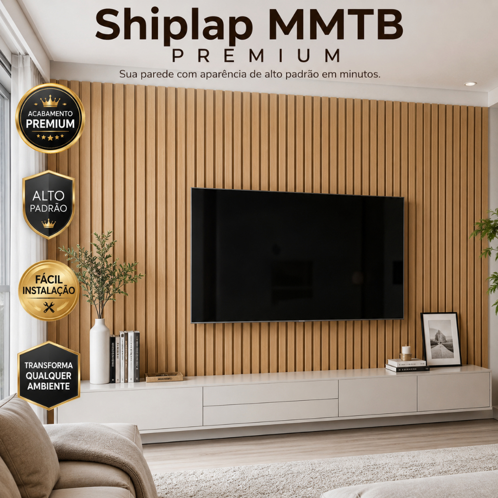 Kit Mdf Ripa 35 Und Shiplap Madeira Cru Decoraçao 90cm Painel Parede Ripado Quarto Cabeceira