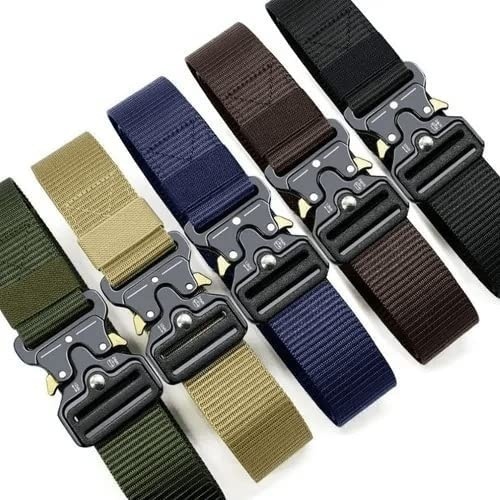 Metal Cinto tático elegante  liga de zinco e fivela de libertação rápida Anti Alergico