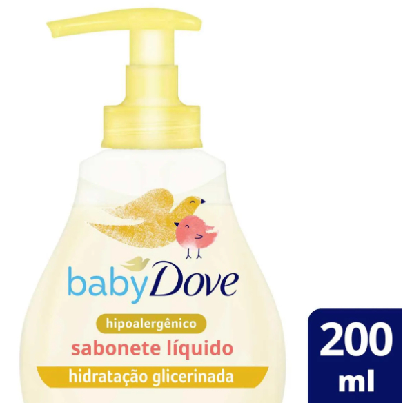 Sabonete Líquido Dove Baby Hidratação Glicerinada 200ml