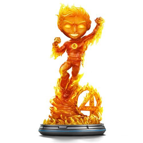 Estátua Tocha Humana - Fantastic Four - MiniCo - Iron Studios