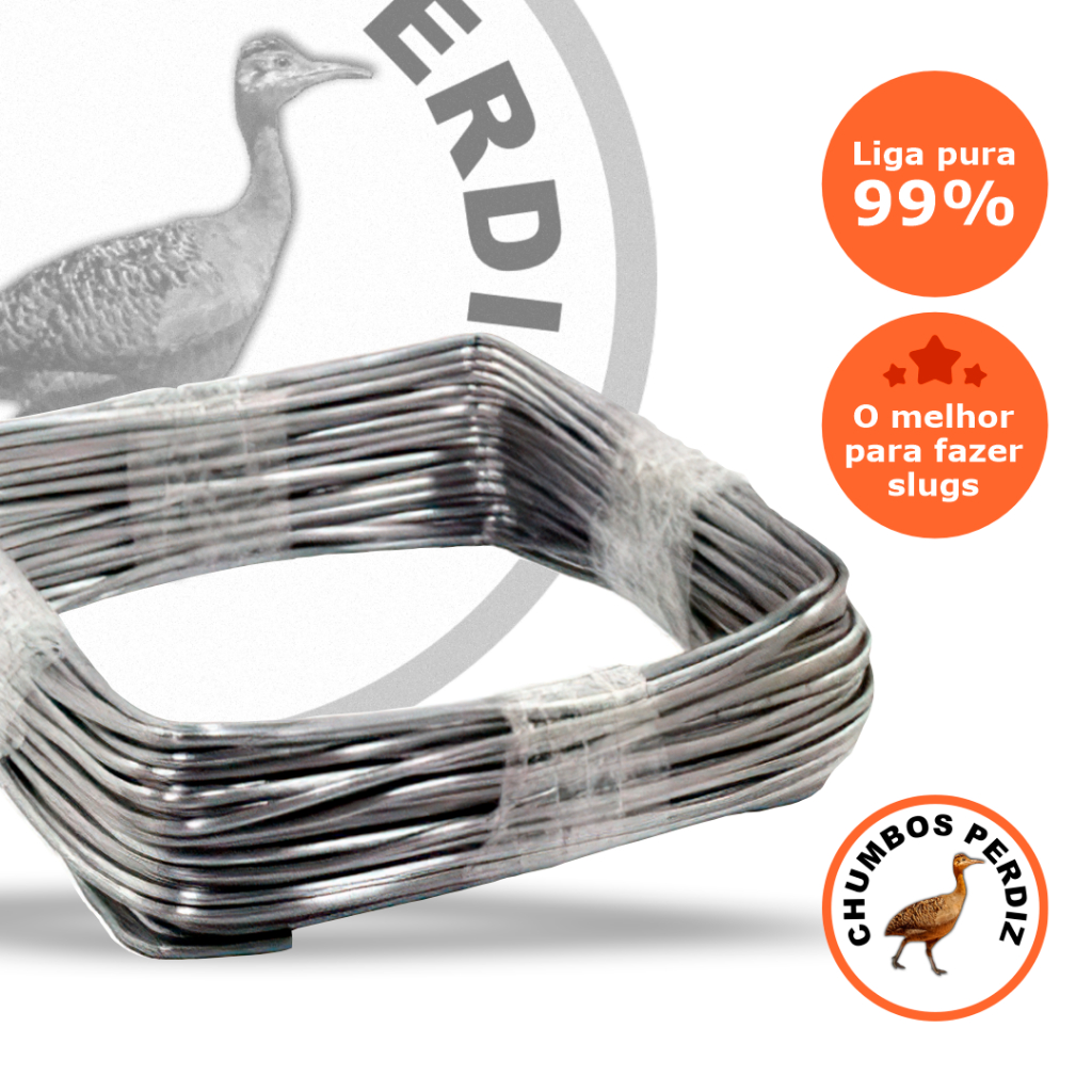 Chumbo Trefilado  (1 Kg)  LIGA PURA 99%