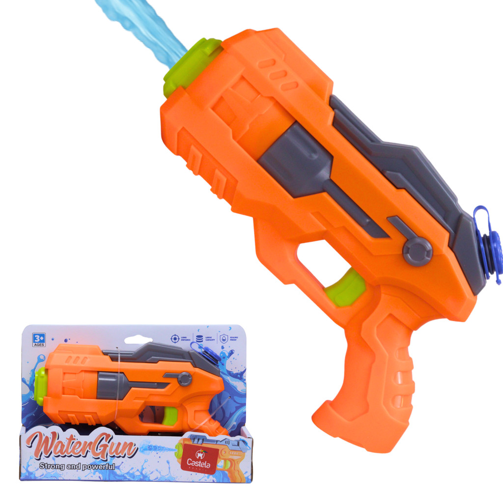Brinquedo Pistola Lança Água Manual Sortido 0728 - Castela