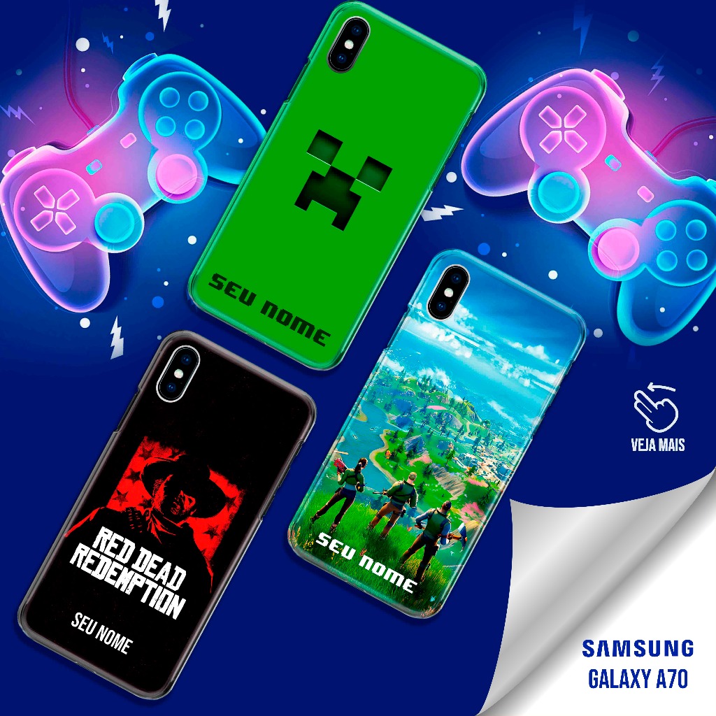 Capa Capinha  - Galaxy A70 - Games