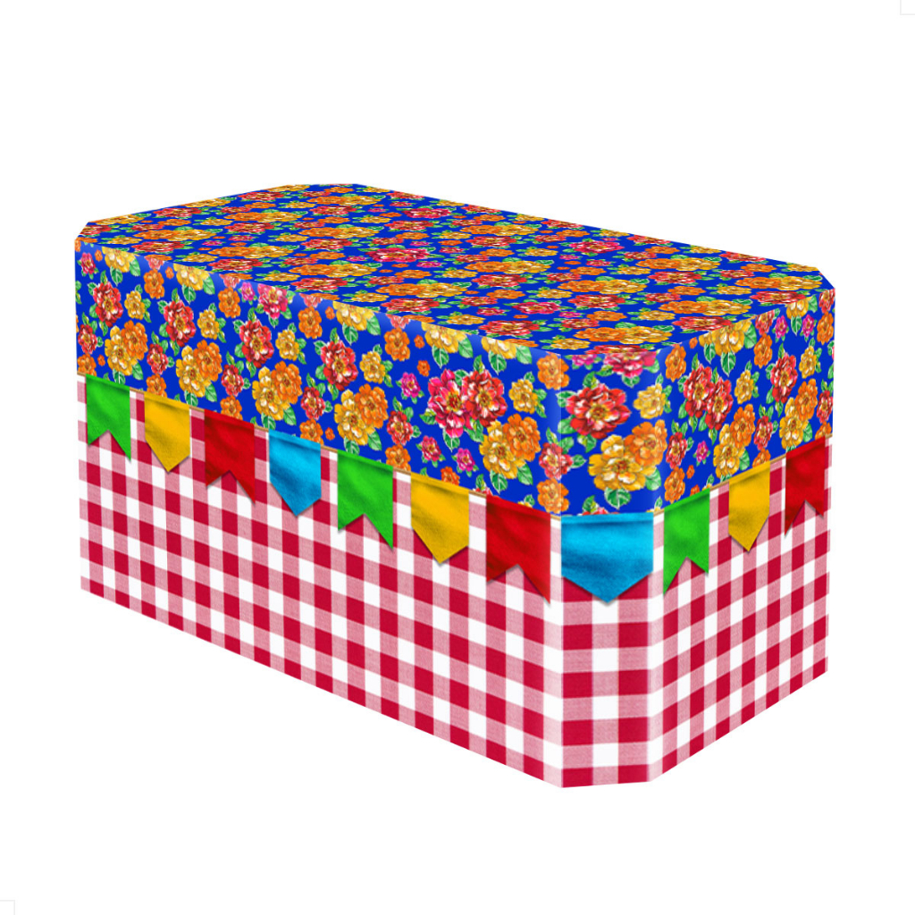Capa Decorativa Para Mesas Subilmado Helanca Premium Decoração Festa Temas Festa Junina Arraial