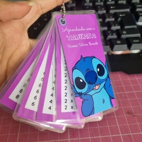 Chaveiro Tabuada Personalizado