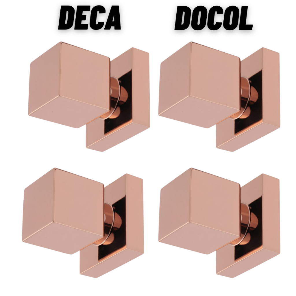 Acabamento para Registro Padrão Deca Docol 1/2 e 3/4 Metal Rose