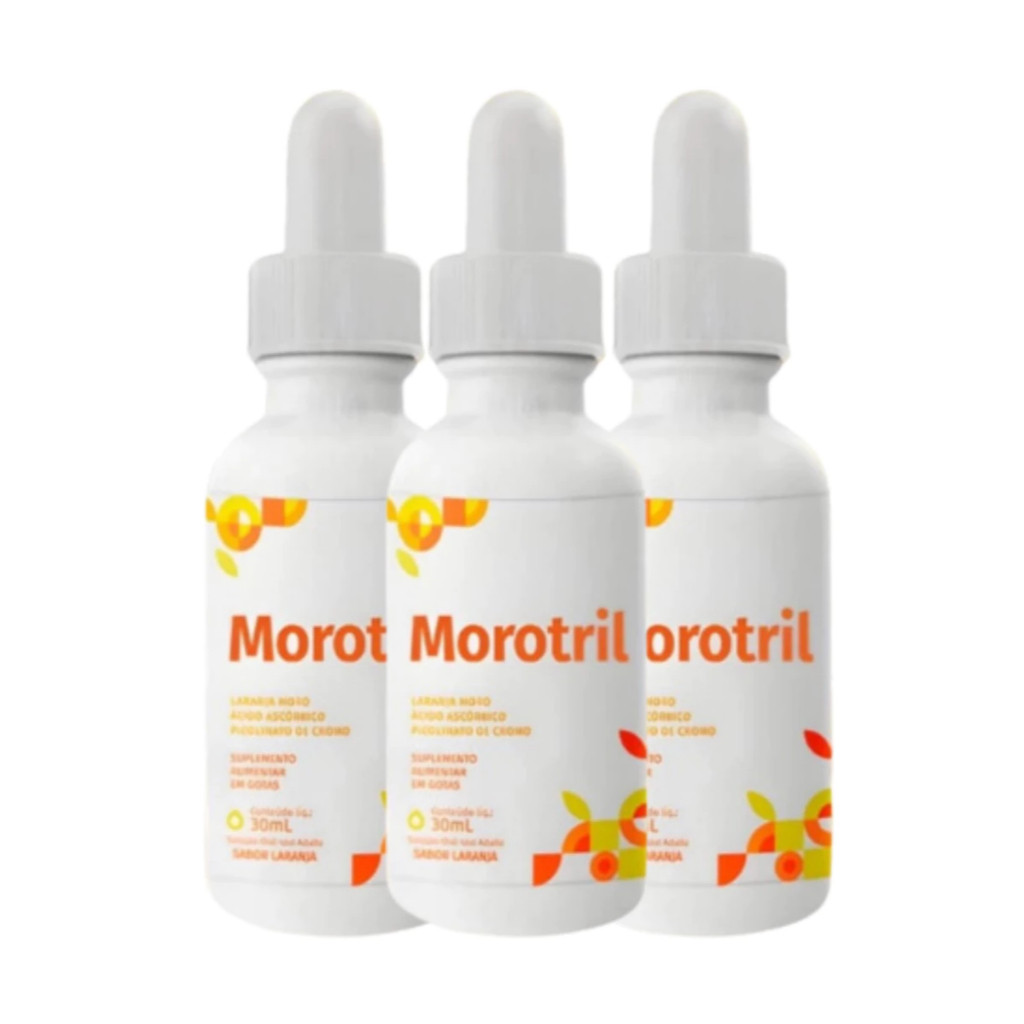 3x Morotril 30ml Original 100% Natural - Suplemento Alimentar