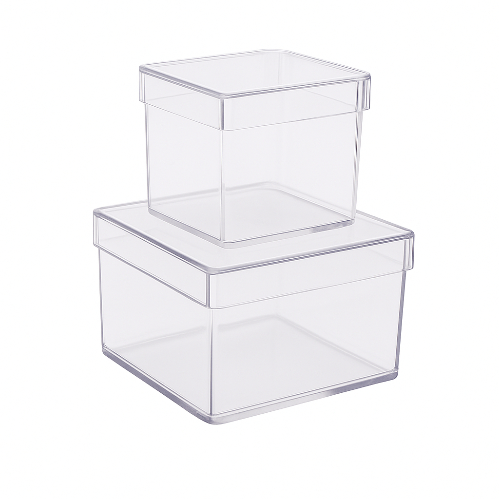 Kit Caixinhas caixas acrilicas duplas 7x7 e 5x5 personalizavel Festas Luxo lembrancinhas aniversario