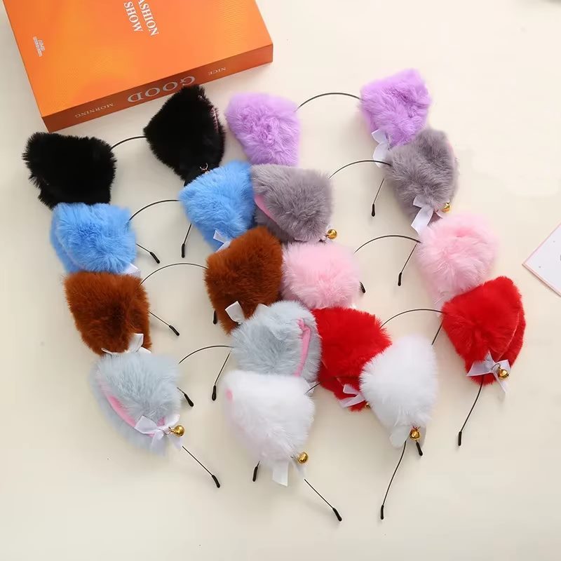 Tiara Orelha Gato Luxo Grande Cat Ear - Cosplay Fantasia Anime Game Geek