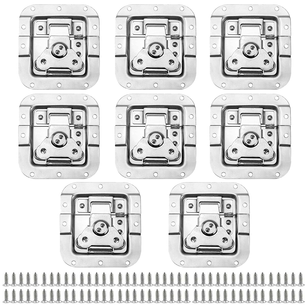 Fecho Borboleta P/ Case Pequeno Com Porta Cadeado - Kit 8 peças