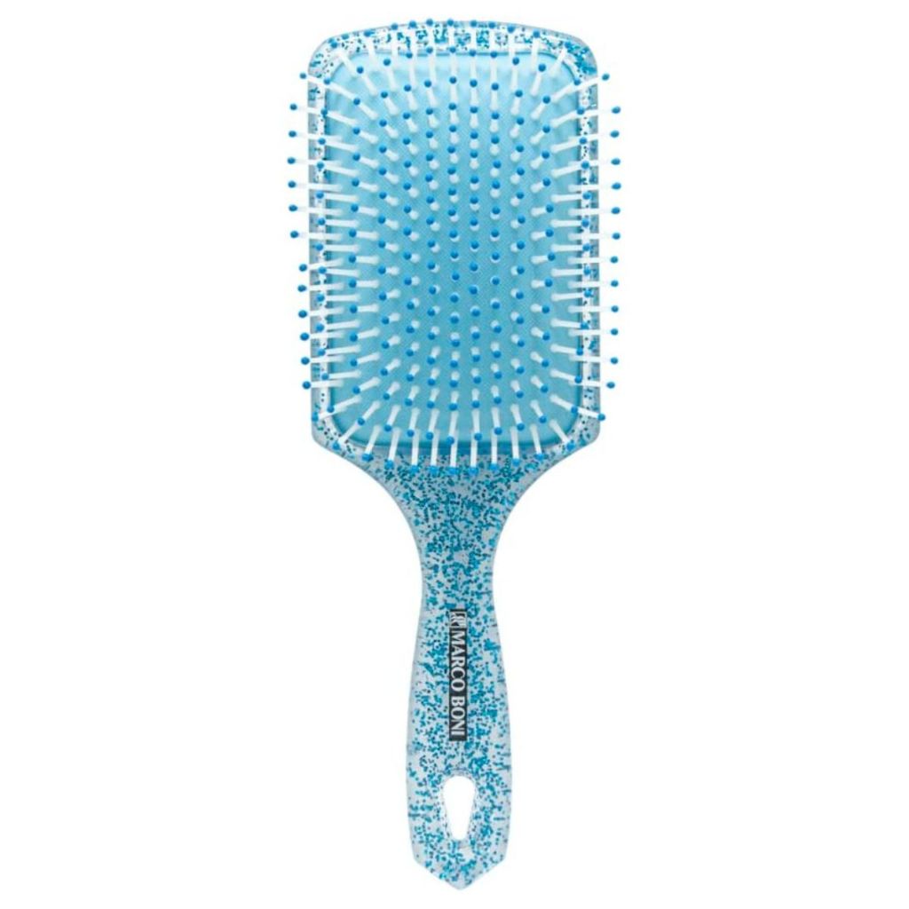 Escova Marco Boni Raquete Profissional Glitter - AZUL