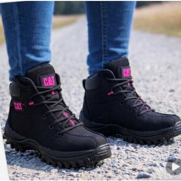 Coturno Caterpillar Feminino Bota Adventure Original Feminina Sola Antiderrapante