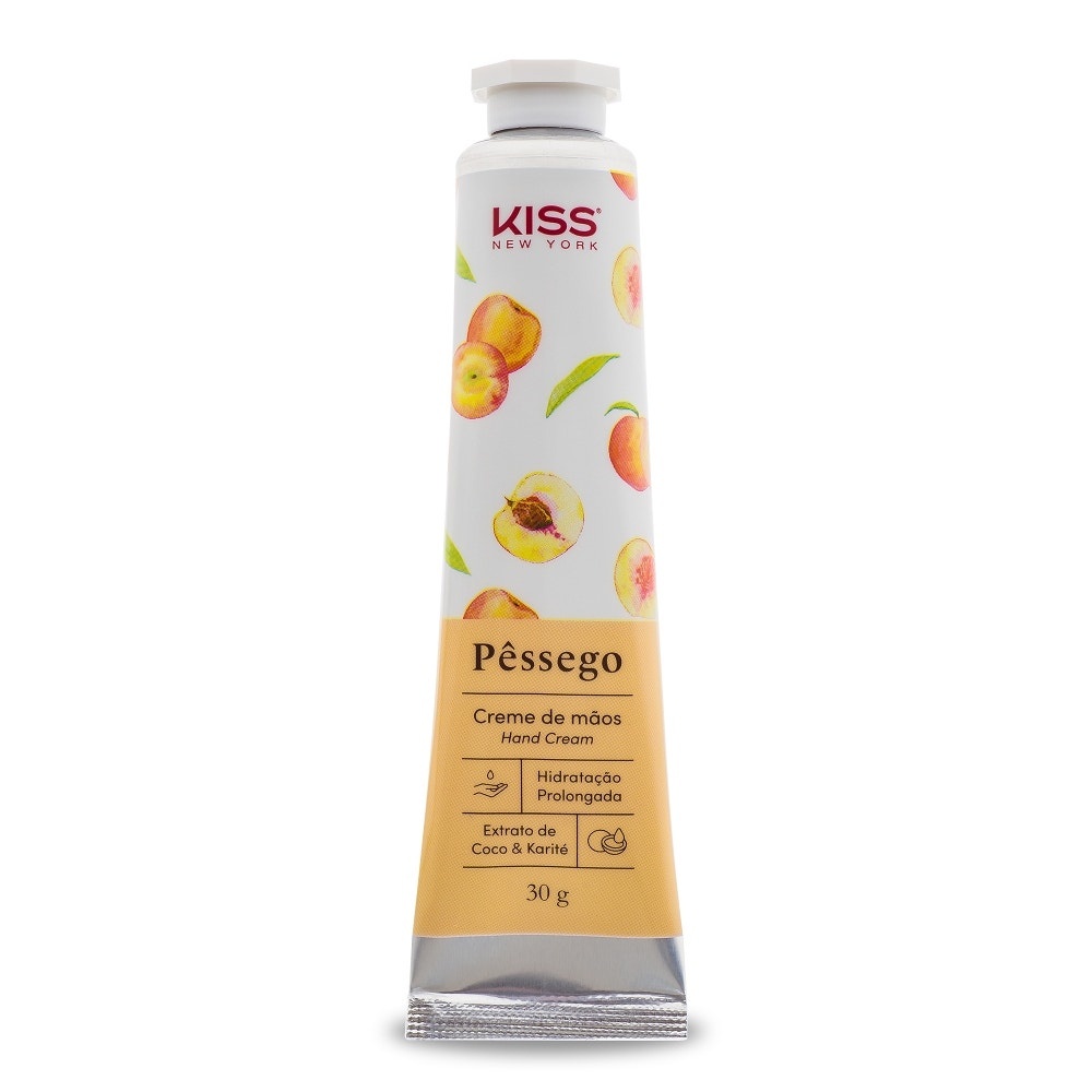 Creme Para Mãos Kiss Pêssego Kcm03br