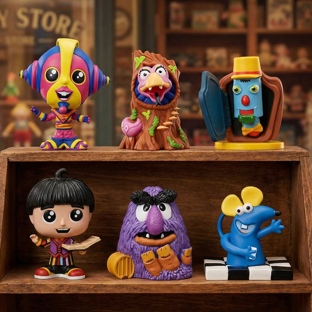 Figuras Fandom Box Castelo Rá Tim Bum 10 Cm Ratinho Mau Nino Porteiro Colecionáveis Lider Brinquedos